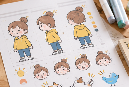 長く使えるキャラクターデザインとは？個性・設定・展開しやすさの考え方