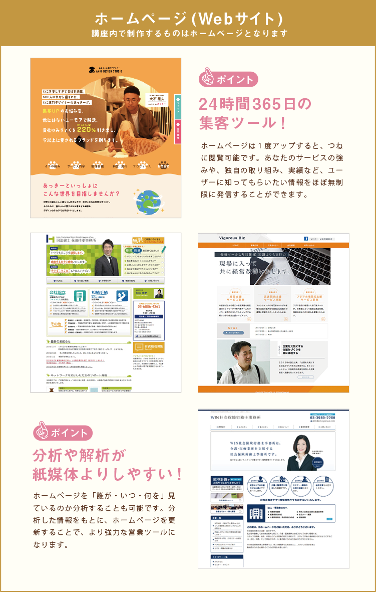 ホームページ(Webサイト)