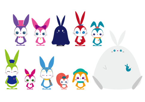 キャラクターザイン制作の実績1